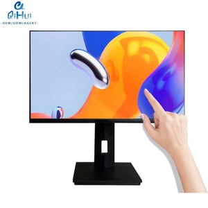 Touchscreen <strong>LCD</strong> Monitor 24&quot; 1080P Portable LED Monitor 75Hz with <strong>Built</strong>-<strong>in</strong> Power Supply10-Point Capacitive USB-C - Product Image 1