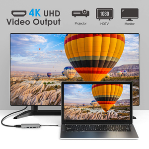 Fjgear Type-cグレーUSB3.0からUsbオスTYPEC-USB3.0 * 3HDMIオーディオUSB-C PD - Product Image 6