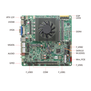 ITX-B82_I526Lメインボードとi5-8260UプロセッサーCPUマザーボードコンボDDR42 RJ45 Lan SSDM.2シングルボードコンピューター - Product Image 1