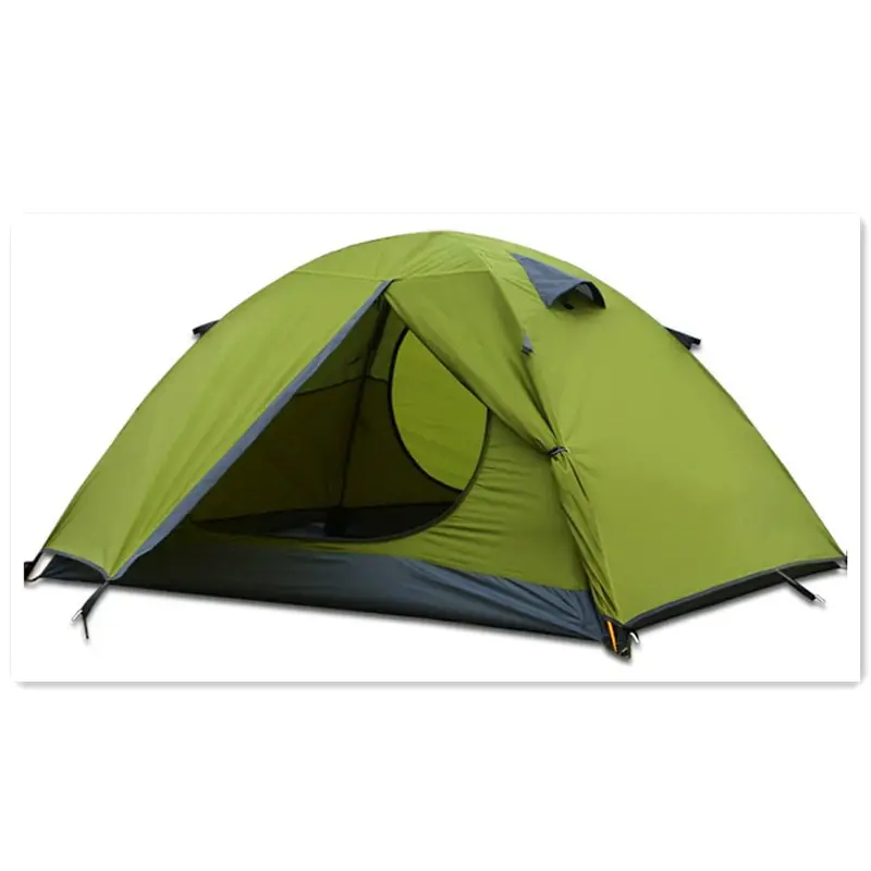 Tenda berkemah ultra ringan, tenda yurt hiking ultra ringan 2 orang luar ruangan tahan air
