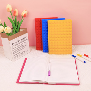 Papelería para estudiantes, descompresión, cuaderno A6, línea de escritura de oficina, cuaderno de silicona, bloques de construcción, cuaderno puntual, venta al por mayor - Product Image 2