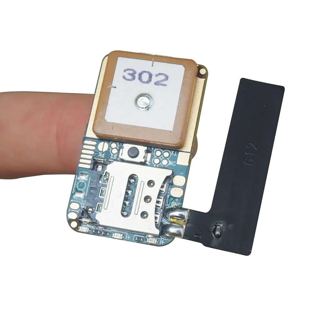 ZX302 bajo precio mini GSM GPS reloj PCB Junta apoyo pánico SOS y GPS + AGPS + LBS sistema de seguimiento