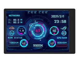 3.5 Inch <strong>LCD</strong> MonitorMetal ShellPC Secondary ScreenMini IPS PC Gaming DIY Temperture DATA Detector tela monitoramento 3.5Inch <strong>LCD</strong> - Product Image 1