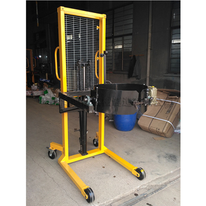 2025 Hot Selling Oil Drum Lifter Hand-Push Hydraulic Weighing Trolley Hydraulic <strong>Loading</strong> and <strong>Unloading</strong> Stacker