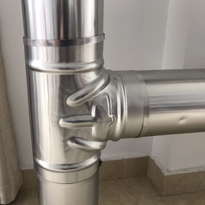 Penutup siku kaus aluminium tahan lama kustom desain Modern siku isolasi untuk retensi pemanas yang efisien dalam pipa - Product Image 1