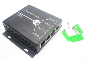 パッシブ4ポートPOEイーサネットエクステンダーIEEE802.3af forCCTV IPカメラ120メートル (最大) 標準CAT5ケーブルcctvセキュリティ - Product Image 5