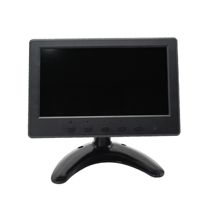 Monitor de vehículos TFT LCD de 7 pulgadas, pantalla de marcha atrás para camiones, monitores de pantalla retrovisora de 7 pulgadas, monitores de grabadora de vídeo para coche