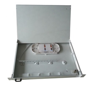 1U ODF SC LC FC 机架安装滑动抽屉式 24 端口光纤跳线面板 - Product Image 5