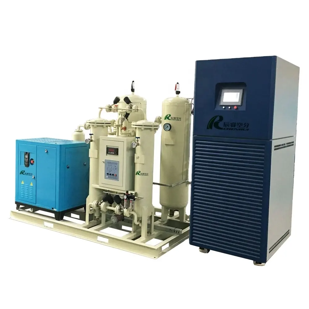 Generador de nitrógeno líquido magnético para laboratorio, célula de pureza del 99.9%, congelador, 10-100L/Hr