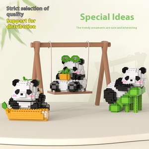 Bloques de construcción Pixel Panda-Kit de modelo de montaje de bricolaje | Regalo de cumpleaños genial para niños-Juguete de rompecabezas educativo - Product Image 3