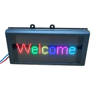 RGB-LED-Anzeige modul Programmier bar 64*32Pixel P4.75 SMD-LED-Zeichen Message Board Stahl gehäuse Aufhänger Loch Zugangs kontrolle - Product Image 3