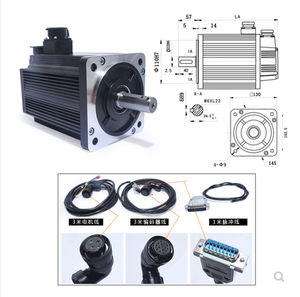 Sürücü 10N.M 2.6KW motorlu 130ST-M10025 servo motor seti otobüs servo motor - Product Image 6