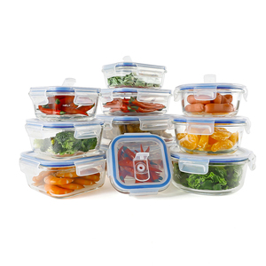 Bộ Đồ Thủy Tinh 8 Món, Hộp Chứa Đồ Ăn Kín, Bằng Thủy Tinh Chống Rò Rỉ - Product Image 6