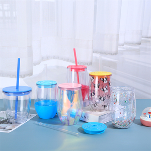 New Trends Durable Smooth Stadium <strong>Cups</strong> Multi-Colored Drop-Proof Transparent Drinking <strong>Cups</strong>