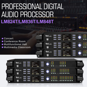 LM824T 96KHz Digital Audio DSP Management Procesador 2in4out Metal Digital DSP Equipo de sonido - Product Image 3