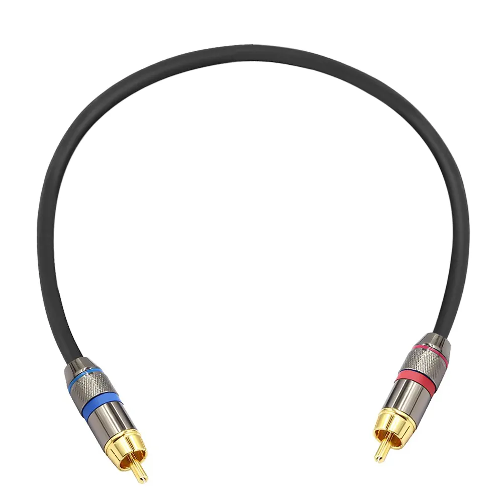Hersteller OEM Audio Video Stereo Sound 1 Cinch Digital kabel Video kabel Stereo 1 Cinch zu 1 Cinch Kabel Hohe Qualität für Lautsprecher