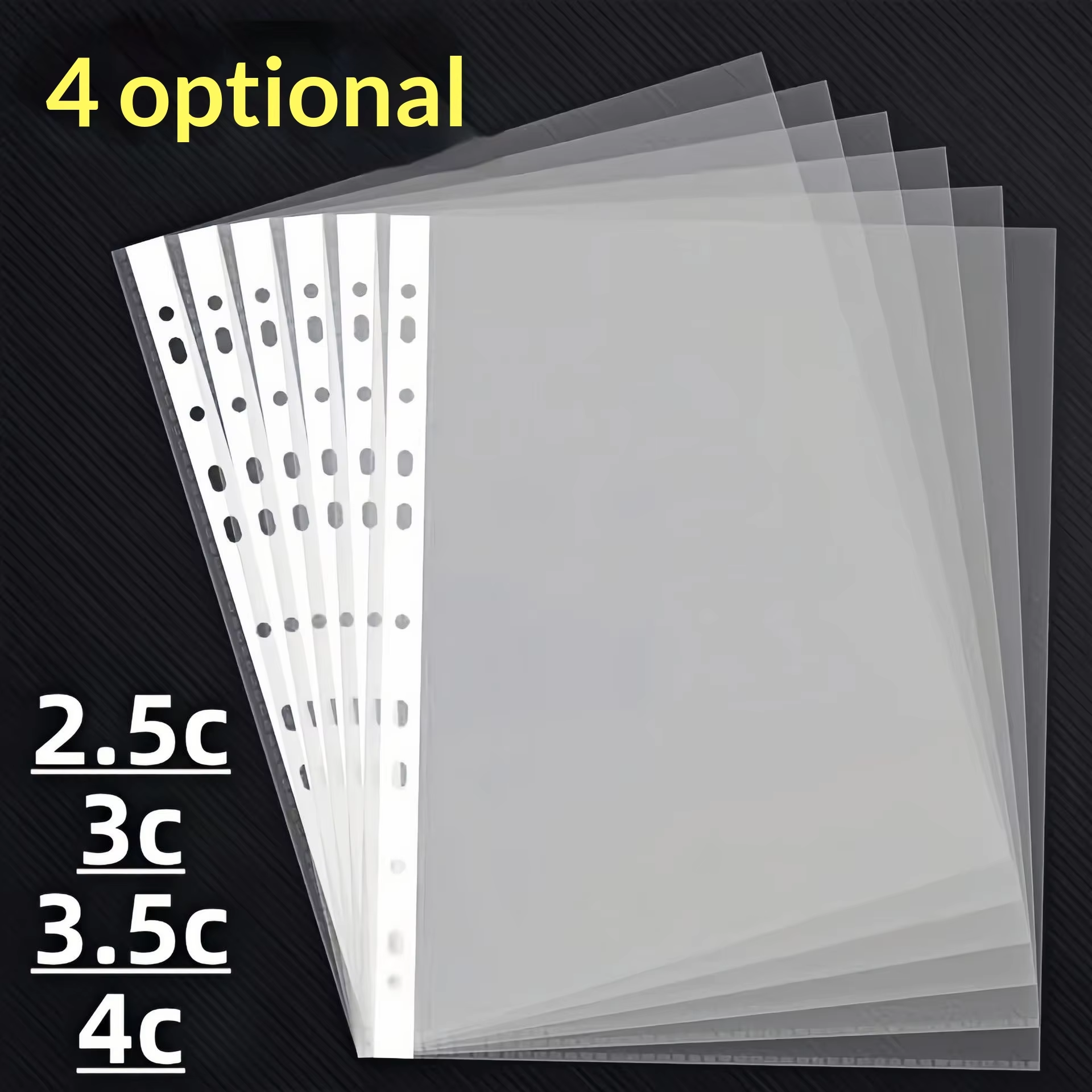 Sachet de feuilles mobiles 11 trous 3C