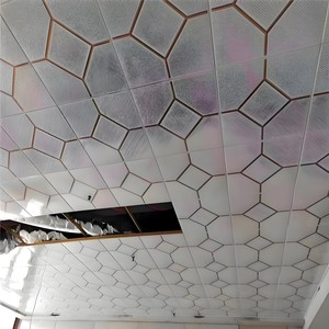 可靠的600x1200铝金属网格天花板瓷砖防烟防霉，具有隔音和防水功能 - Product Image 4