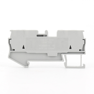 ST 2,5-QUATTRO 4 Conductor Carril DIN Tipo de resorte Bloque de terminales de empuje Conector de 4mm ² - Product Image 2