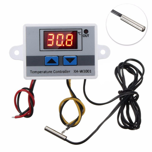 Módulo de controlador de temperatura LED digital Mini interruptor de termostato con sonda de sensor impermeable programable-50 a 110