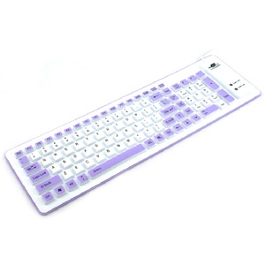 Teclado silencioso con cable para oficina y negocios, teclado portátil de varios idiomas, personalización al por mayor - Product Image 4
