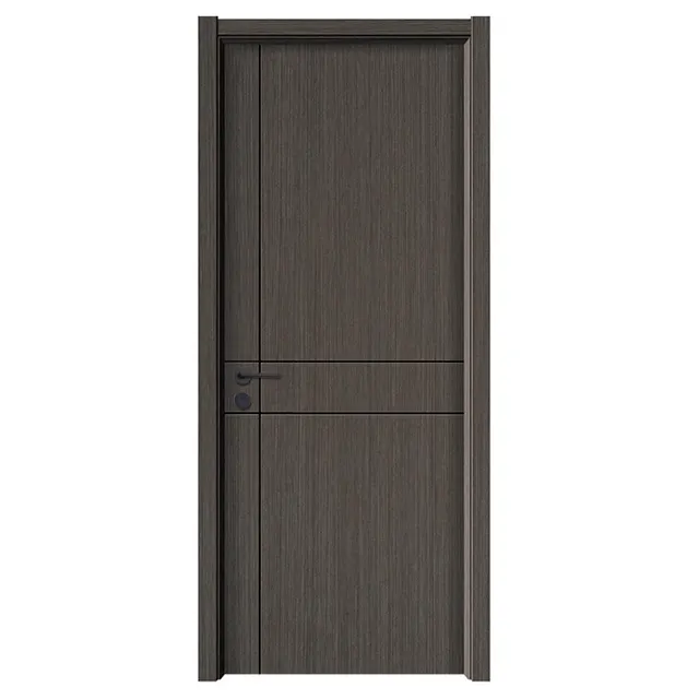 Venda quente de tiras de vedação de PVC para portas de PVC interior de madeira maciça de design simples para portas