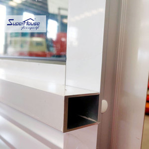 Two Panel Modern Functionality and Design Double Glass Aluminum <strong>Window</strong> with Integrated Louvre Vent - Product Image 4