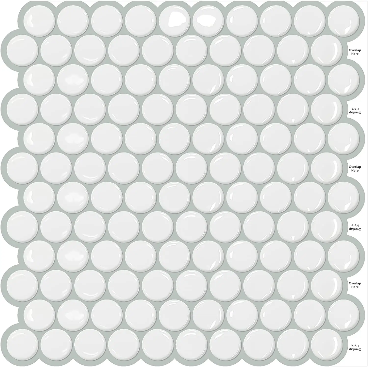 Azulejo de PVC impermeable para pared de baño y cocina, azulejo autoadhesivo, antisalpicaduras, 1,2mm, barato