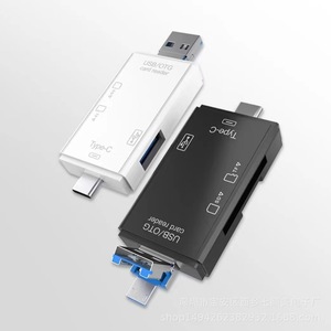 Type-c Multifunction <strong>Card</strong> Reader USB3.0 2-in-1 for Mobile Phone <strong>Computer</strong> <strong>Camera</strong> SD / TF <strong>Memory</strong> <strong>Card</strong> Slot - Product Image 2
