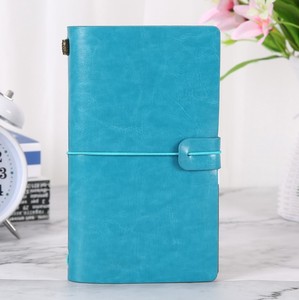 Custom logo Pu Blank Leather <strong>Notebook</strong> School Stationery Note Bloc Writing Journal <strong>String</strong> Diary Leaf Notepad Set <strong>with</strong> Pen - Product Image 3