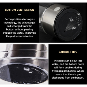 เครื่องพ่นน้ำไฮโดรเจน H2แบบชาร์จไฟได้,เครื่องกำเนิดน้ำสแตนเลสแบบเงียบเพื่อสุขภาพ - Product Image 6