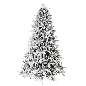 210CM立っているクリスマスツリースノーフレーク装飾付き落下雪効果工場PE混合PVC - Product Image 1