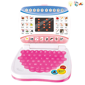 Müzikal ve okuma fonksiyonları ile çocuk eğitim bilgisayar öğrenme makinesi oyuncak noel hediyesi - Product Image 2