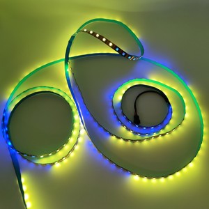 WS2815 адресуемый цифровой Pixeldream цвет SPI Rgb Светодиодная лента DC12V 10 мм 60LED Rgbic rempoint возобновление