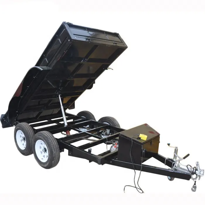 Tandem As Enkele Ram Dump Trailer te Koop