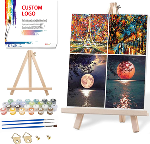 40*50数字によるDIY絵画キャンバスセット-大人のための完全なキット、楽しく & リラックスした油絵アートワーク - Product Image 1