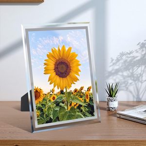 5 ''6'' 7 ''8'' 10 ''相框现代简洁照片使用玻璃相框艺术相框批发 - Product Image 3