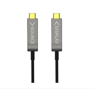 10Gbps 8K 60Hz Tipo C Cable óptico activo 10M 30M 50M 100M Cable AOC macho a macho para transferencia de imagen