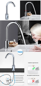 NA603 Vòi Cảm Biến Tự Động Cho Bệnh Viện Vòi Nước Nhà Bếp Không Chạm AC DC Cảm Biến Nước Tự Động - Product Image 5