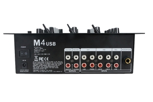 XTUGA M4 M4 profesyonel kontrol DJ mikseri konsolu ile 3 kanallı dijital ses DJ mikseri Bar partisi için henüz yorum yok - Product Image 3