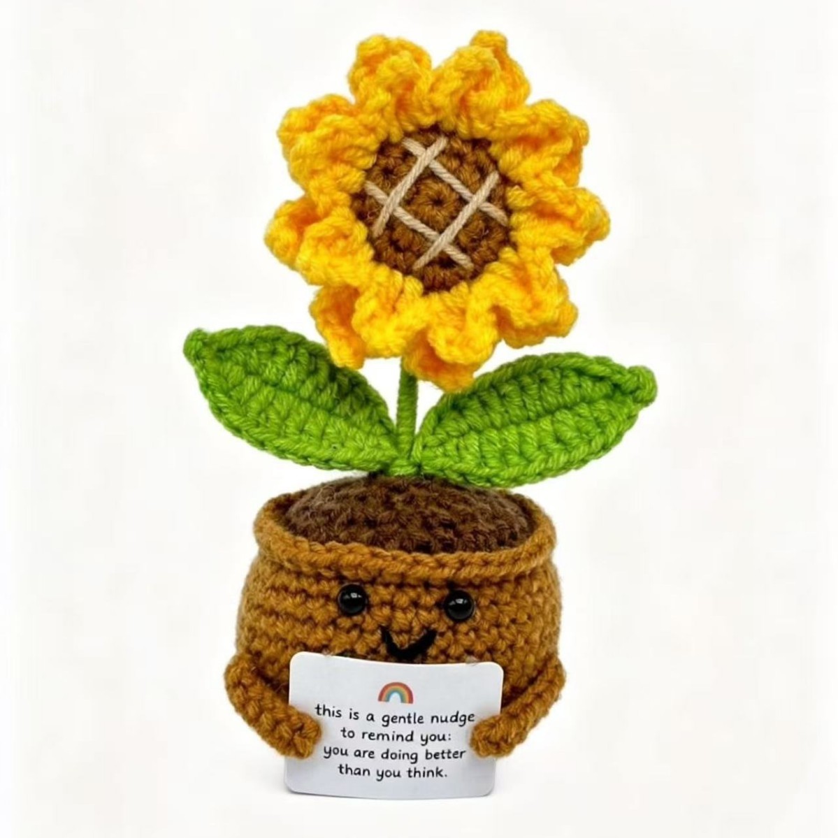 Orange (Double flower sunflower potted plant)