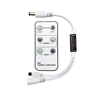 6-key Monochrome <strong>Controller</strong> Intelligent Light String IR Infrared Single Channel LED Light Strip Light Dimmer <strong>Controller</strong>