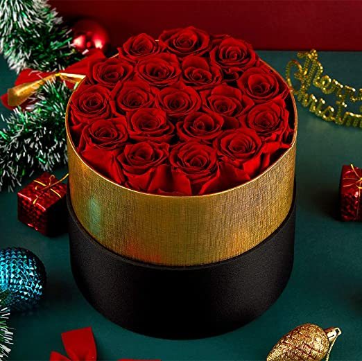 Boîte de roses Golden Edge
