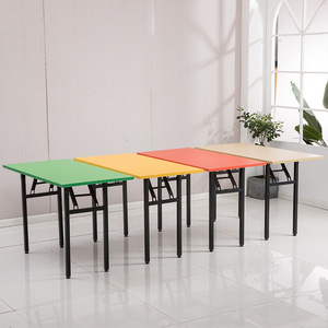 Mesa multifuncional de ordenador portátil de diseño moderno para exteriores, mesa de entrenamiento plegable IBM para estudiantes de conferencias largas y sencillas