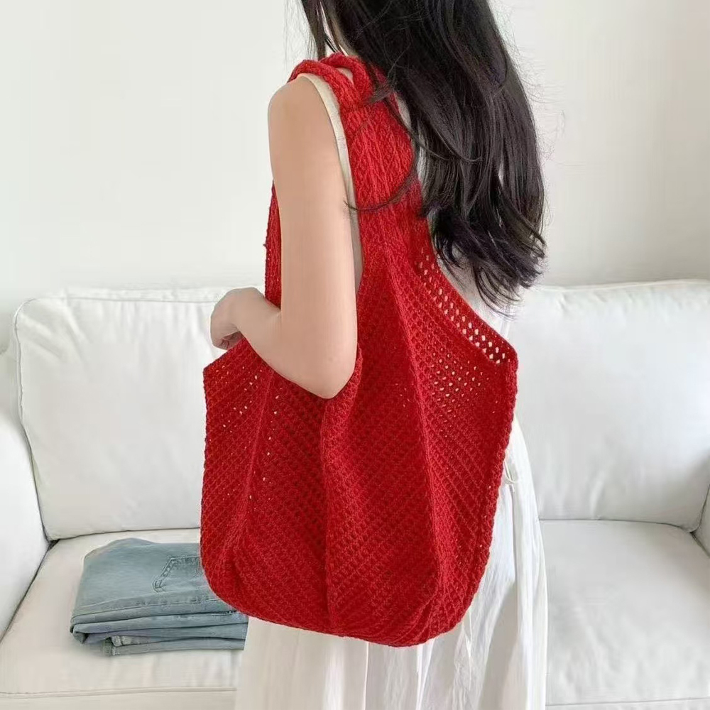 Red Dual-Strap Shoulder