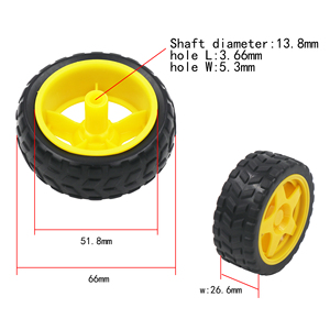 TT Motor Smart Car Roboter Getriebe motor und Rad DIY Kit Smart Car/Robot Car für Arduino - Product Image 4