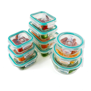 Bộ Đồ Thủy Tinh 8 Món, Hộp Chứa Đồ Ăn Kín, Bằng Thủy Tinh Chống Rò Rỉ - Product Image 3