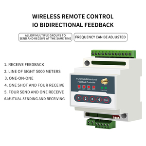 Popolare modulo IO telecomando interruttore senza fili bidirezionale Feedback DC12V/24V AC220V/380V Max tensione 220V Max corrente 10A - Product Image 3