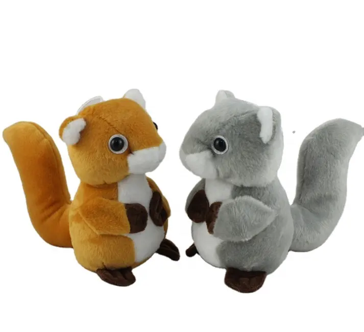 Simpatico scoiattolo animale morbido giocattoli/custom morbidi giocattoli/piccolo peluche