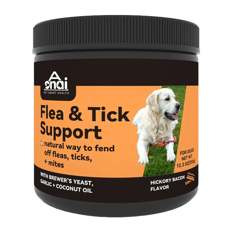 Flea   Tick Prevention Supplement - Oral Flea Pills No Harsh Chemicals Dog Supplement